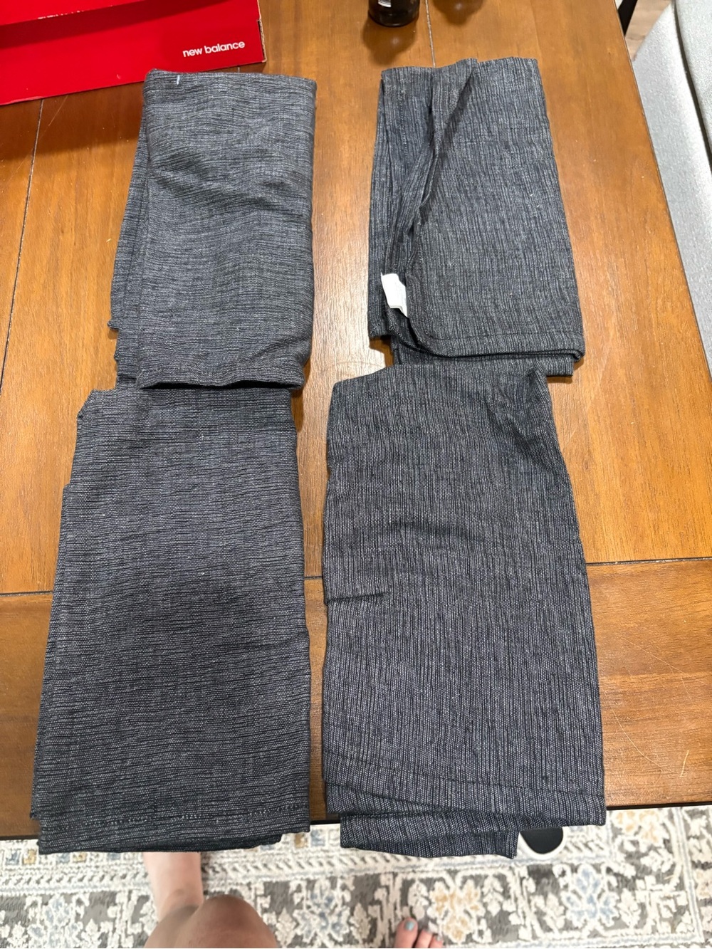 Four napkins
